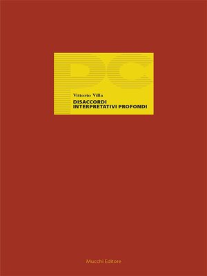 cover image of Disaccordi interpretativi profondi
